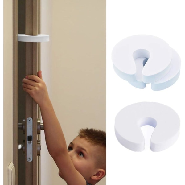 12 st Dörrfingerskydd Baby förhindrar att dörrar smäller till badrum i hemmet