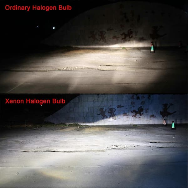 2 stk. HB4/9006 Halogen frontlyspærer 100W 5000K Varmhvit 12V Auto Bil Tåkelys Kjørelys DRL