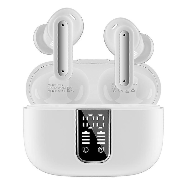 Typ B SP99 Trådlöst Headset Med Digital Display Bluetooth Hörlurar ANC ENC Brusreducering