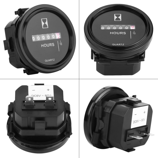 10-80V Rund Mekanisk Kronograf Kronograf Timer