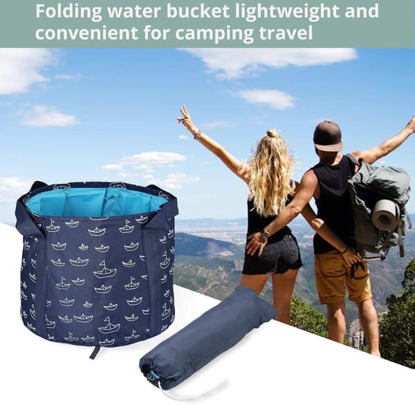 25L sammenleggbar fotbad