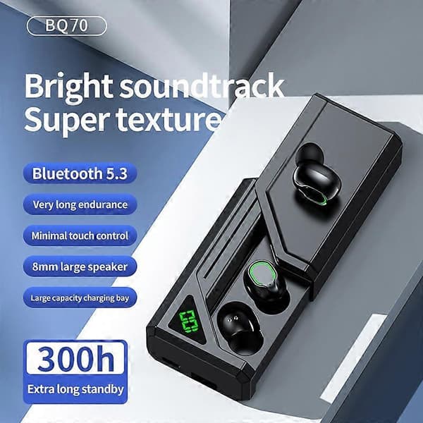Typ A BQ70 ANC+ENC Brusreducerande Hörlurar Utskjutbara TWS In-Ear Bluetooth Hörlurar