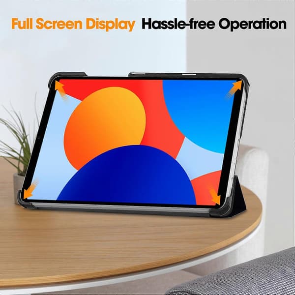 Ställfodral för Xiaomi Redmi Pad SE med mönstertryck, läder surfplatta skydd