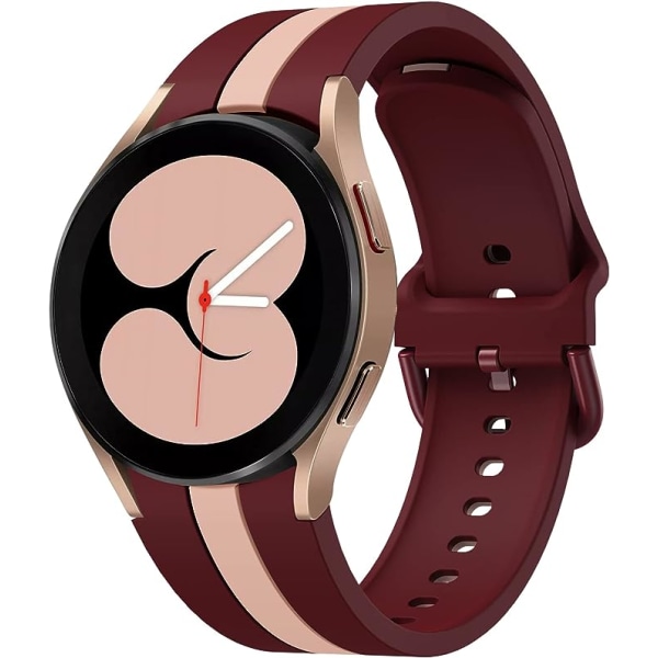 Kompatibel med Samsung Galaxy Watch 4 Band 40mm/44mm, Galaxy Watch 4 Classic Band 42mm/46mm, Galaxy Watch 5, Armbånd, Silikone, Mode, Design