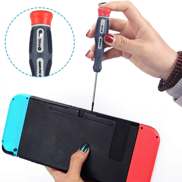 Precision Precision Skruvmejsel Reparationsverktygssats Kompatibel för Switch Joy Con Controller