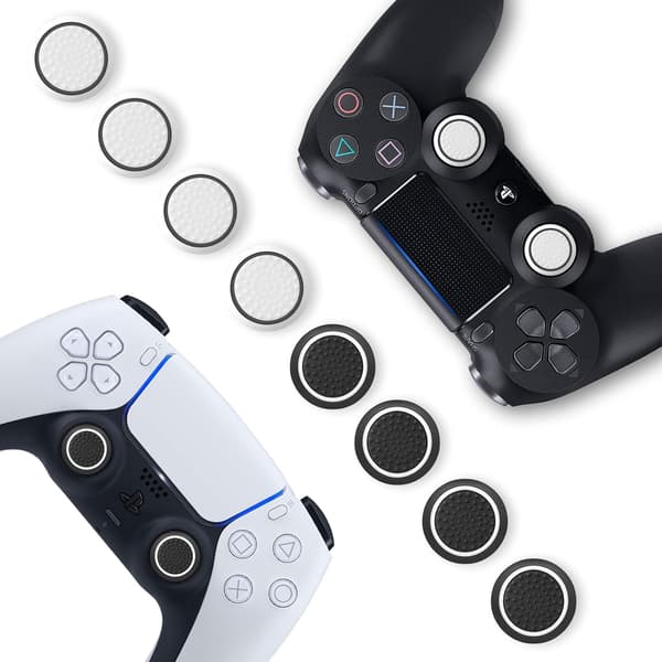Tommelgrepsett, Controller Tommelstikkgrephette, Joystick Erstatningshette Tommelgrep Kompatibel PS3 PS5 XBOXONE Controller Tilbehør - 8 Stykker