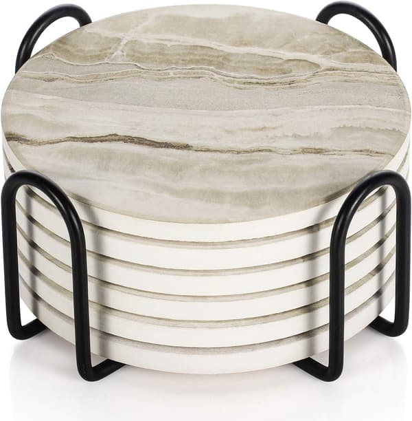 Marmor glasunderlag, absorberende underlag,