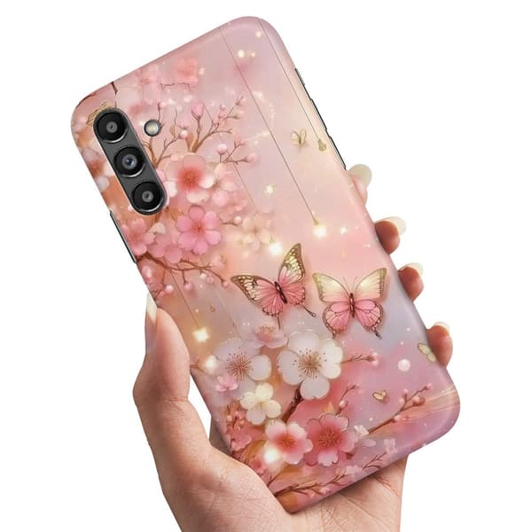 Fodral / Mobilskal för Samsung Galaxy A37 5G - Blommor & Fjärilar