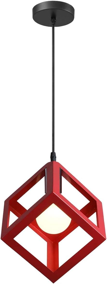Pendellampe, Geometrisk Stil Metal Loftlampe E27 Loftlampe