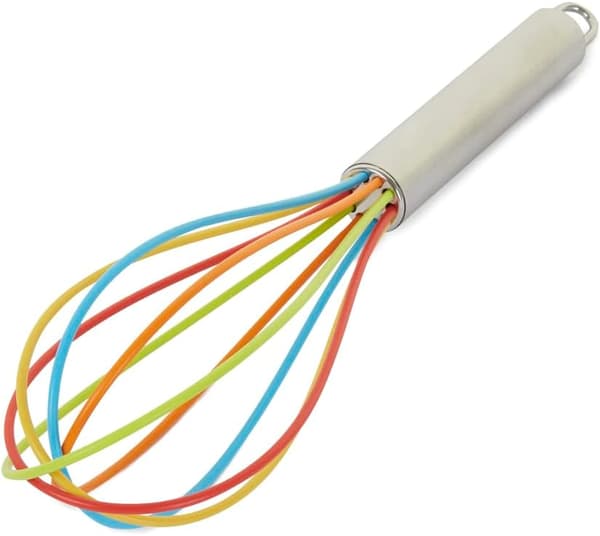 Silikonvisp, regnbågsvisp, non-stick handvisp 26 cm