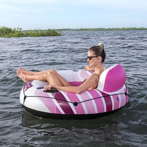 Badering med ryglæn / Flydende stol - 120 cm Pink pink