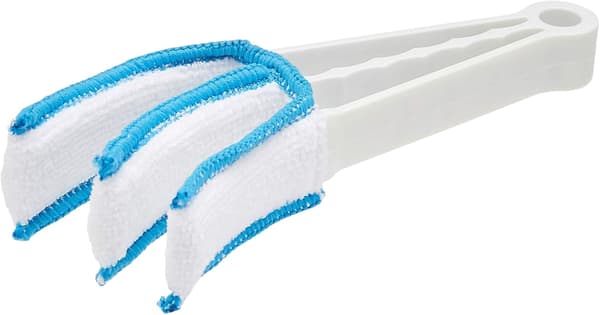 Amazon Basics -pölyharja, yksi pakkaus, sininen ja valkoinen