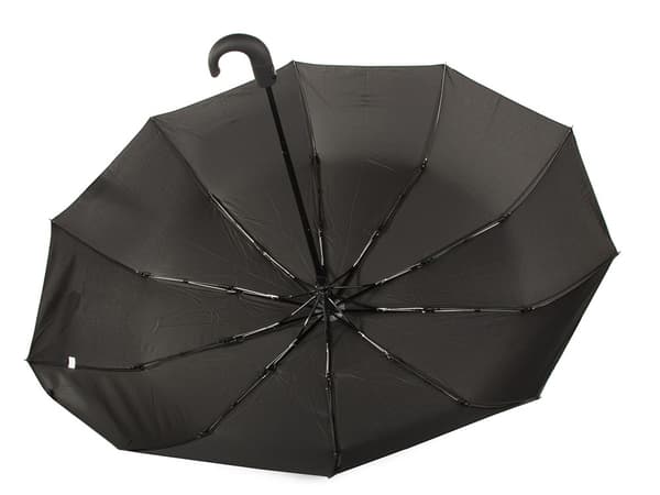 Paraply sammenleggbar automatisk svart unisex