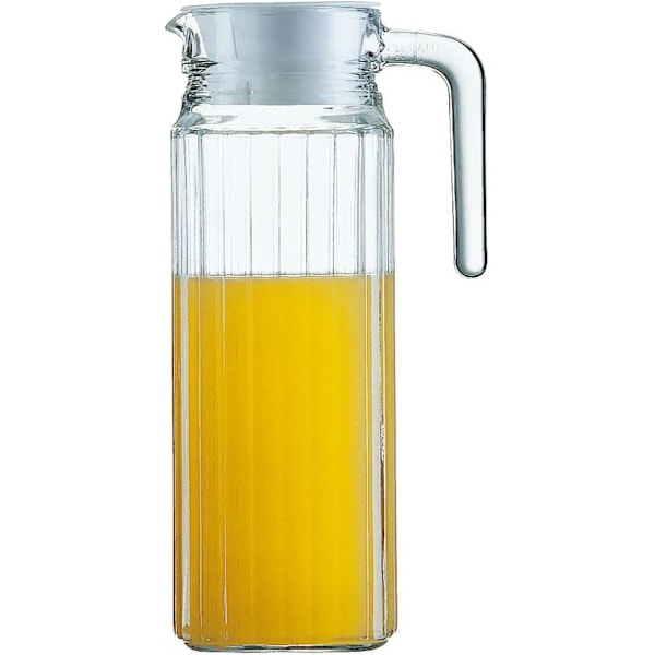 Arcoroc Quadro Jäätelökannu Kannella 110cl, 1 Kanisteri, Valkoinen