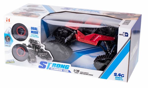 Radiostyrt terrengbil - Crawler red