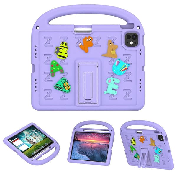 Ställfodral EVA+PC surfplattsskydd för iPad Air 11 (2024)/iPad Pro 11 (2024)