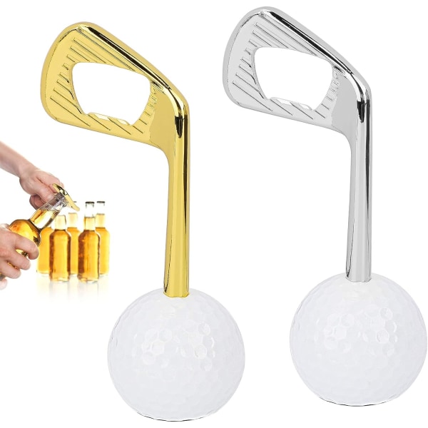2 golf öl flasköppnare golf öl älskare present klubb disk bar dekoration