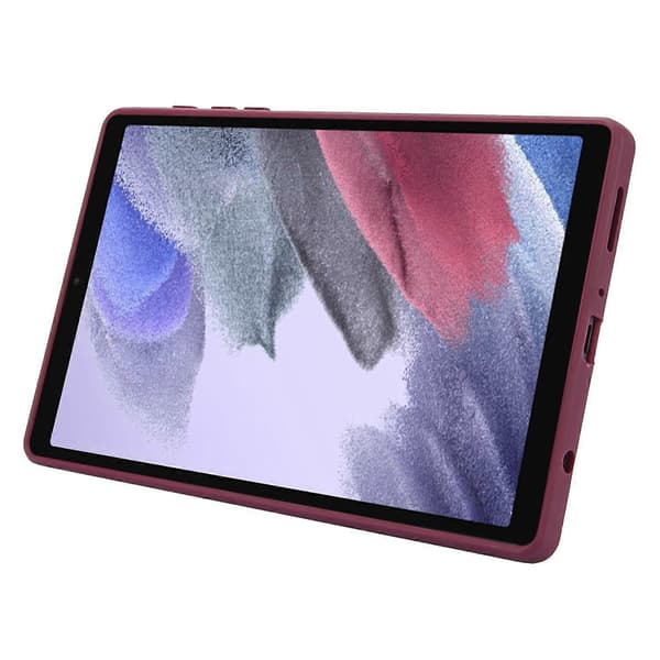 Etui til Samsung Galaxy Tab A7 Lite 8,7-tommer med støttefod TPU+PC Skin-Touch Tablet Cover