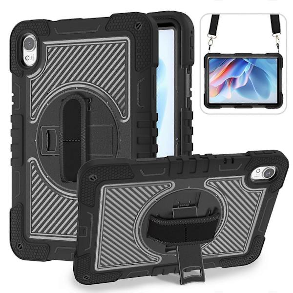 Fodral för Huawei MatePad 11.5 S Silikon+PC Ställbart Tabletskydd med Axelrem