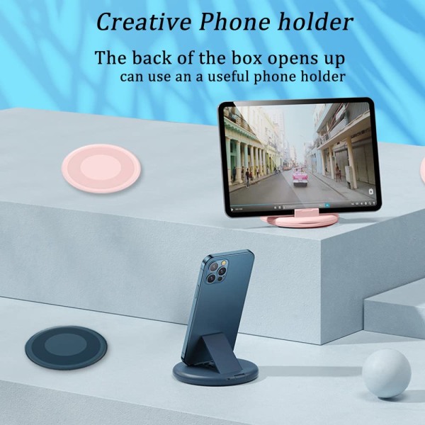 Multi USB-laddningsadapterkabelkit, USB C till Lighting-adapterbox (blå) blue
