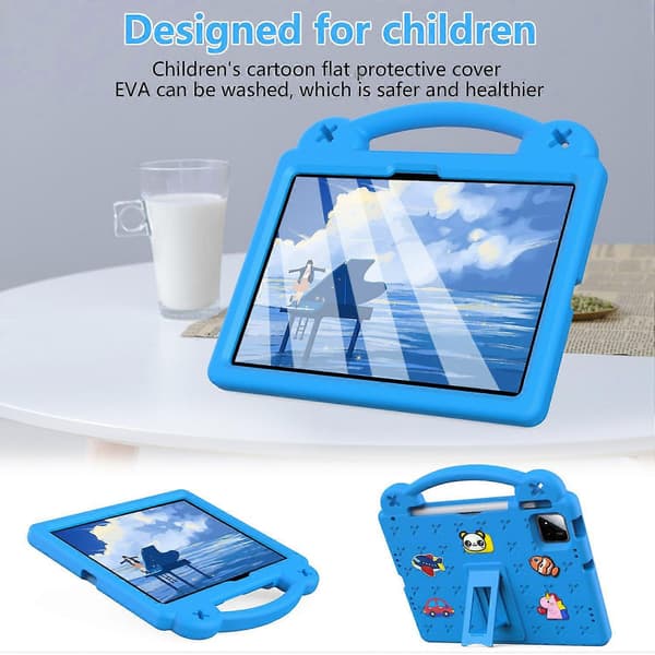 Til Xiaomi Pad 7 Pro/Pad 7 Cover Børn EVA Tablet Cover - Lyseblå