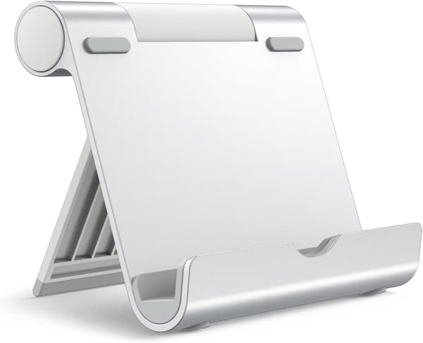 Tablet Stand, Justerbar Bærbar Tablet Holder, 180-Graders