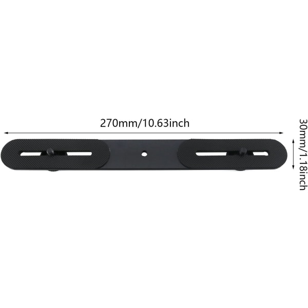 1/4\" Dobbelt Kamera Montering Flash Beslag 27cm/10.6\" Dobbelt Kamera Montering Hardware Flash Forlængerstang