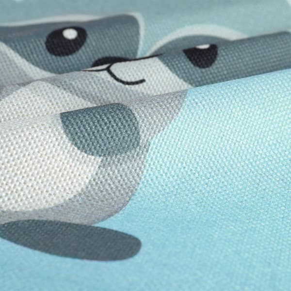 Djurkuddfodral 45 x 45 cm Rådjur Räv Björkträd Dekorativa Kuddfodral Polyester Linne Kuddfodral Set om 4