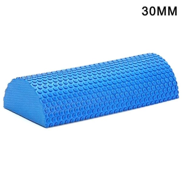 Halvrunda Eva Foam Roller Blocks Massage Balans Bärbar För Yoga Pilates Fitness（30mm）