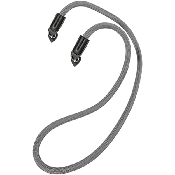 Universell SLR-kamerarem houlderrem nackbälte snöre retro nylonrep kamera tillbehör (färg: grå)