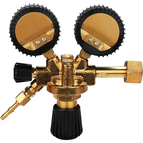 Tryckregulator, CO2-gasflaskre regulator, För återanvändbara MIG/MAG WIG TIG-flaskor, Gasregulator för Argon/Co² svetsstation