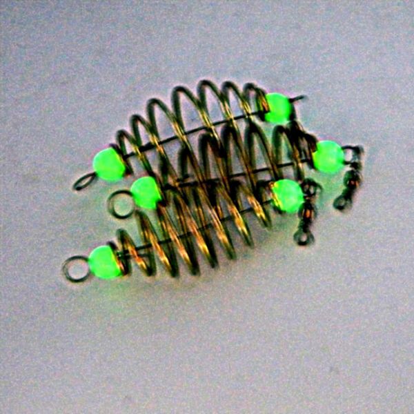 5 st Bait Traps, Fiskeutrustning, Karpfiske Tackle, Feeder Fiske, Karpfiske Bait Holder, Bait Cage Fiske, Bait Cage（5 st）