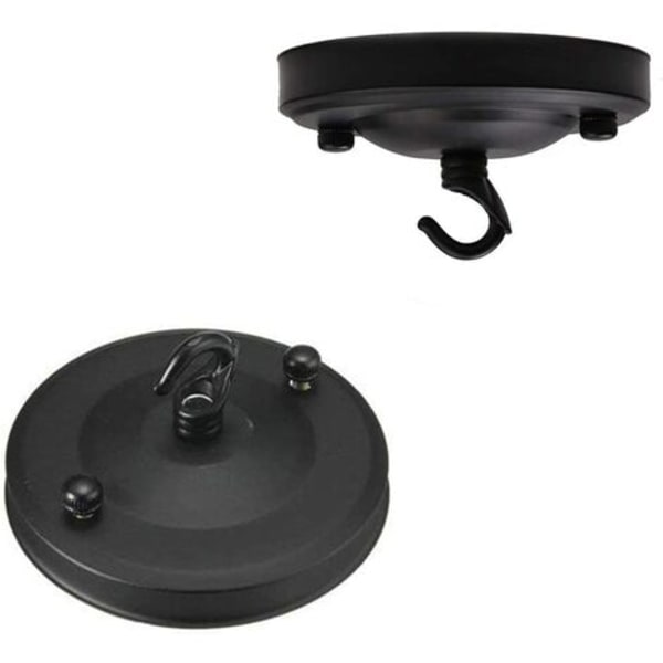 Rose Hook Tray Kandelaber Tak Sugkopp Chassi Ljus Tillämpliga Tillbehör DIY Idéer (Svart)