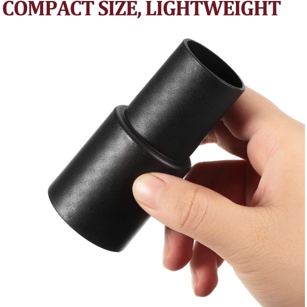 2 stk 35 (1-3/8 tommer) mm til 32 mm (1-1/4 tommer) støvsugeradapter for innerdiameter 32 mm børste