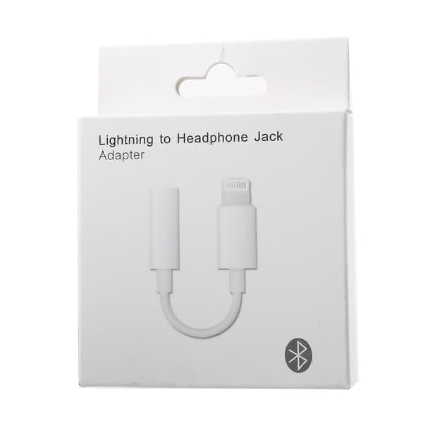 Bluetooth Lightning 8-pin til 3,5 mm øretelefonkontakt adapterkabel for iPhone