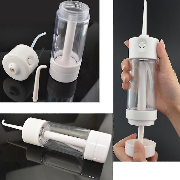 Ny Oral Irrigator Flosser Flosser Air Power Dental Water Jet Power 1 Styck Vit Shizhi Boutique