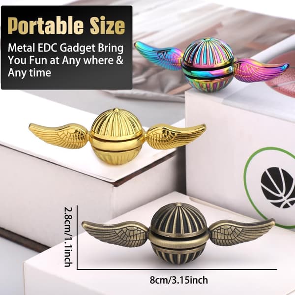 Cool Fidget Spinner til børn og voksne, Magic Orb Finger Hand Spinner Legetøj Stress Relief Ball Sensorisk Legetøj