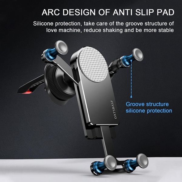 Päivitettävä tablettipuhelimen pidike autoon Joustava puhelimen pidike Hands Free Clamp Cradle