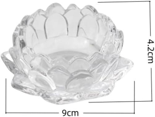 Ljusstake i glas - Heminredning & Aromaterapikopp (Liten) Small
