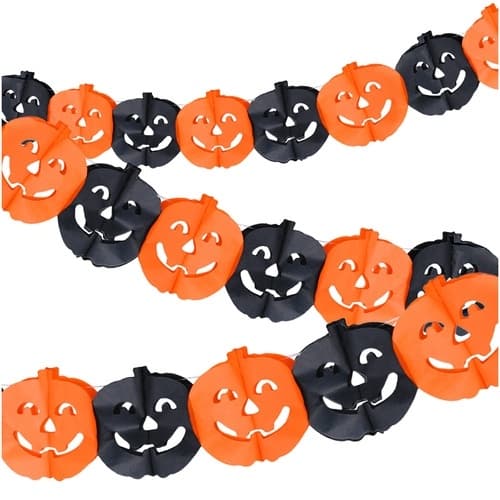 Halloween-girlander gresskar - 3m