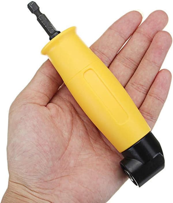 90° Vinkelrett Drill Adapter, 6,35 mm Sekskant Skaft Driver og Drill Tilbehør