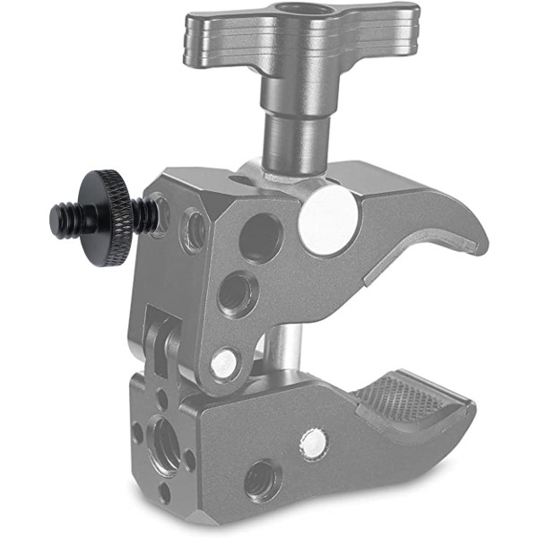 1/4\" hane till 1/4\" hane stativskruvadapter dubbelsidig standardfäste gängkonverterare för kameraburfäste (2-pack)