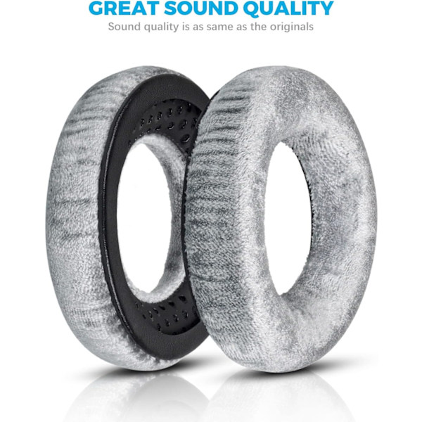 DT770 øreputer, komfortable velour DT 990 Pro erstatningspute øreputer kompatible med Beyerdynamic DT770 Pro/ DT 770/ DT 990 Pro/ DT 990