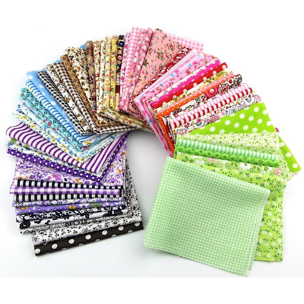 Tyg Patchwork Craft Bomullsmaterial Paket