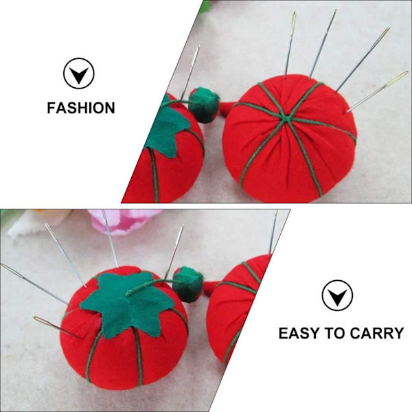 10 kappaletta tomaatti-neulamatto ompeluneulamatto kangasneulapidike DIY käsintehty risti räätälin työkalut 5cm