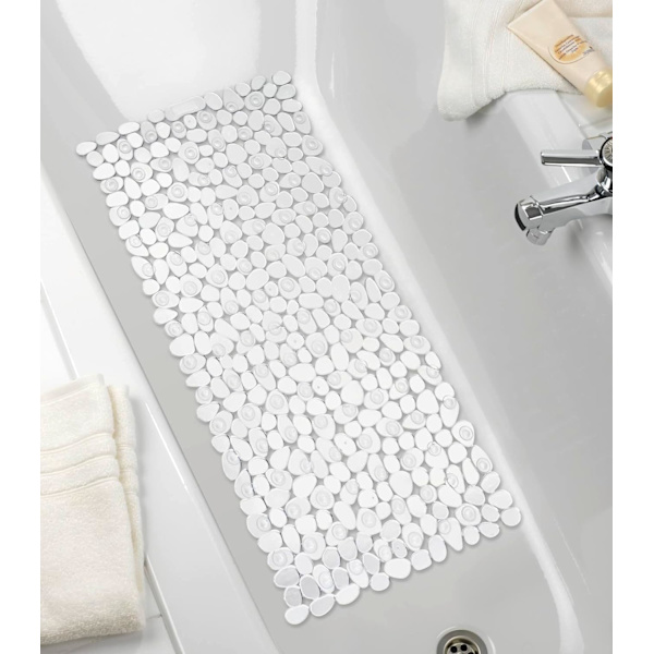 Badmatta Halksäker, Mögelresistent, Extra Lång, med Sugkoppar, 88cm*40cm