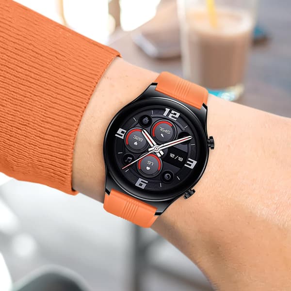 Rem til Honor Watch GS3 Soft Touch Silikone Orange