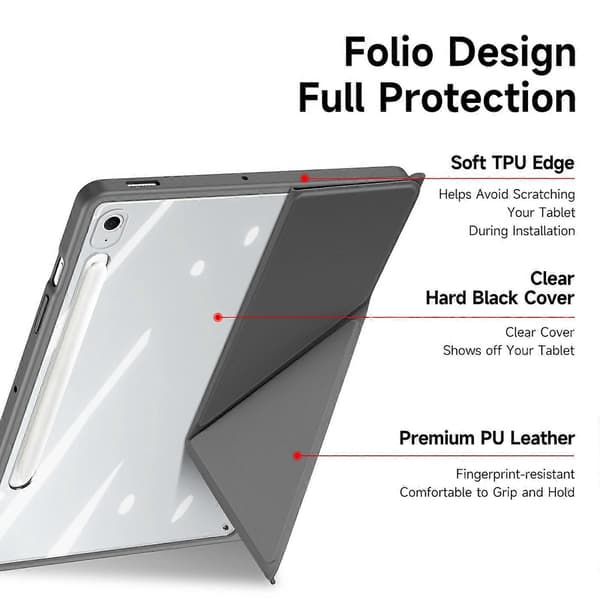 Yhteensopiva Galaxy Tab S10 FE+ -tabletin suojakotelon kanssa