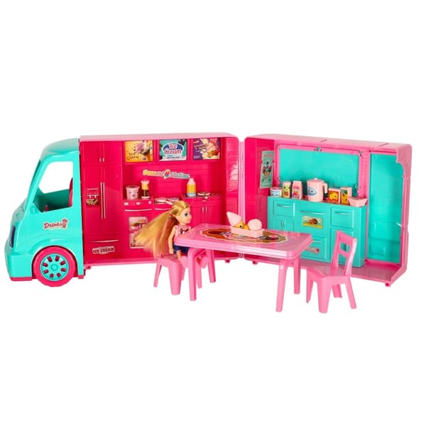 Food Truck / Leketøybil for barn - 21 deler