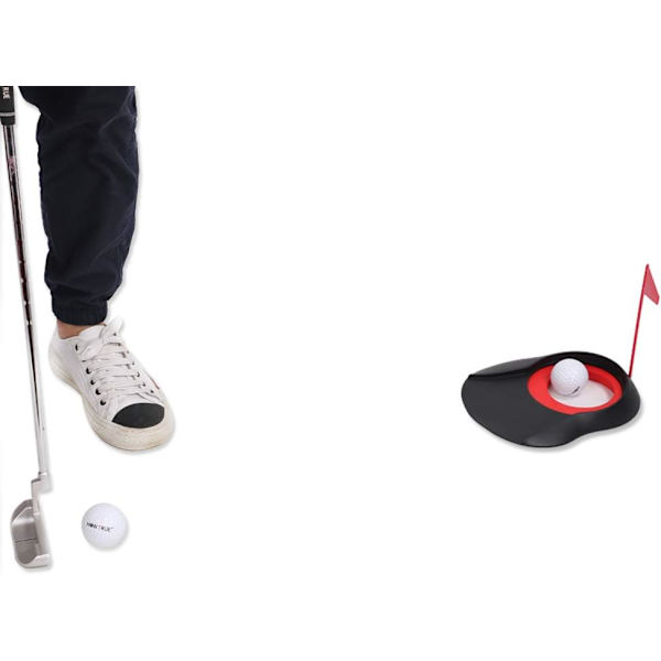 Golfträningsputtningskopp Golfputtningsjusteringskopp Golfputtningsgreen Hålflagga Träningsträningsverktyg
